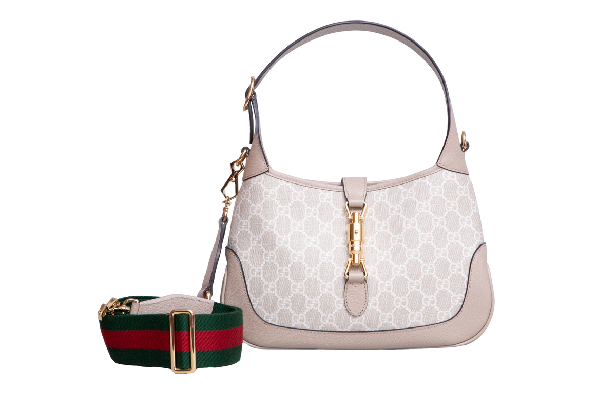 GUCCI JACKIE 1961 SMALL GG SUPREME BEIGE