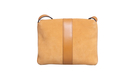 GUCCI ARLI SMALL SUEDE/LEATHER CARAMEL
