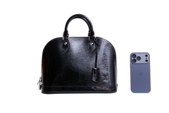 LV ALMA GM PATENT LEATHER BLACK