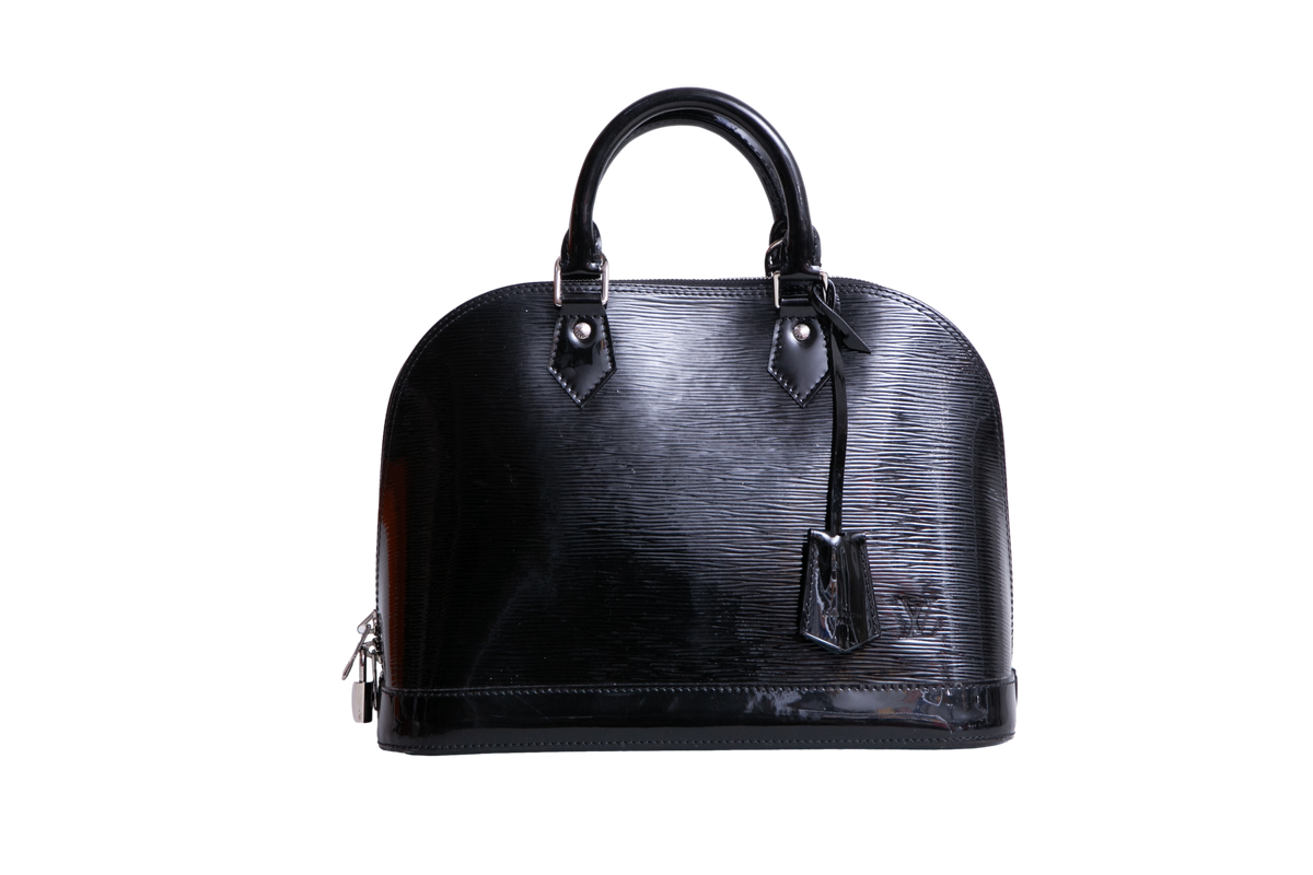 LV ALMA GM PATENT LEATHER BLACK