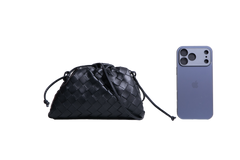 BOTTEGA MINI POUCH INTRECCIATO BLACK