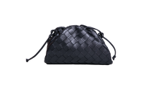 BOTTEGA MINI POUCH INTRECCIATO BLACK
