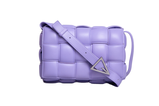 BOTTEGA PADDED CASSETTE LEATHER LILAC