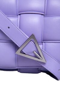 BOTTEGA PADDED CASSETTE LEATHER LILAC