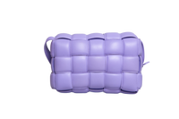 BOTTEGA PADDED CASSETTE LEATHER LILAC