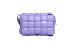 BOTTEGA PADDED CASSETTE LEATHER LILAC