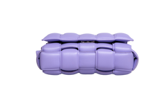 BOTTEGA PADDED CASSETTE LEATHER LILAC
