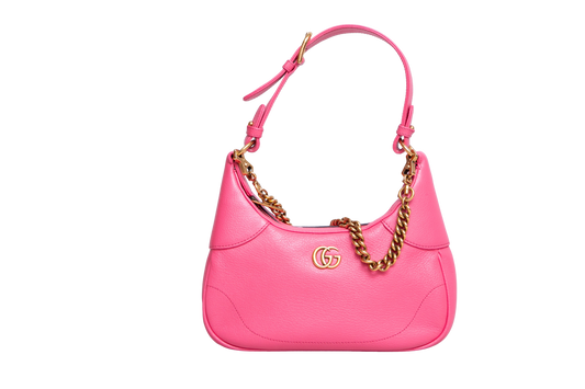 GUCCI APHRODITE SMALL SHOULDER BAG LEATHER PINK