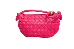 BOTTEGA POUCH TURN SMALL INTRECCIATO PINK