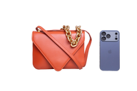 BOTTEGA MOUNT ENVELOPE CROSSBODY ORANGE