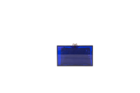 DESAPEGO ISABELLA FIORENTINO CHARLOTTE OLYMPIA CLUTCH ACRYLIC ROYAL BLUE