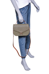 CHANEL PARIS-CUBA THREAD GREEN CAVIAR AROUND FLAP BAG MEDIUM
