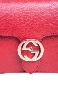 GUCCI INTERLOCKING G DOLLAR SMALL RED