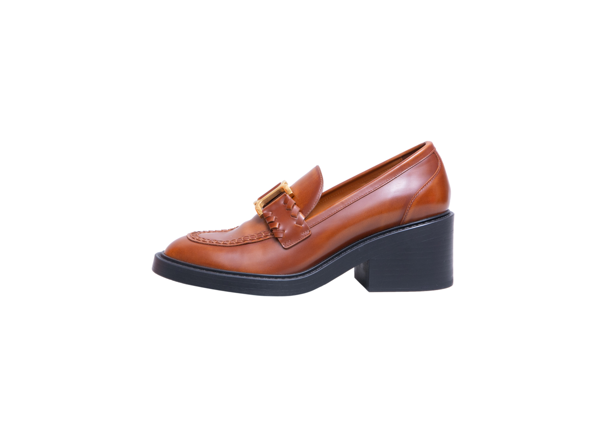 CHLOÉ LOAFER MARCIE COGNAC - 37 BR