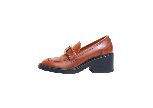 CHLOÉ LOAFER MARCIE COGNAC - 37 BR
