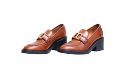 CHLOÉ LOAFER MARCIE COGNAC - 37 BR