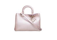 DIOR DIORISSIMO TOTE MEDIUM METALLIC ROSE