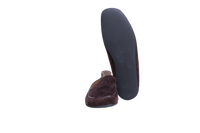 THE ROW MOCASSIM LEO SLIPPER SUEDE LACQUER BROWN - 36 BR