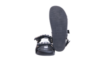 VALENTINO DAD SANDAL ROCKSTUD VELCRO BLACK - 38 1/2 BR
