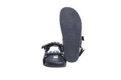 VALENTINO DAD SANDAL ROCKSTUD VELCRO BLACK - 38 1/2 BR
