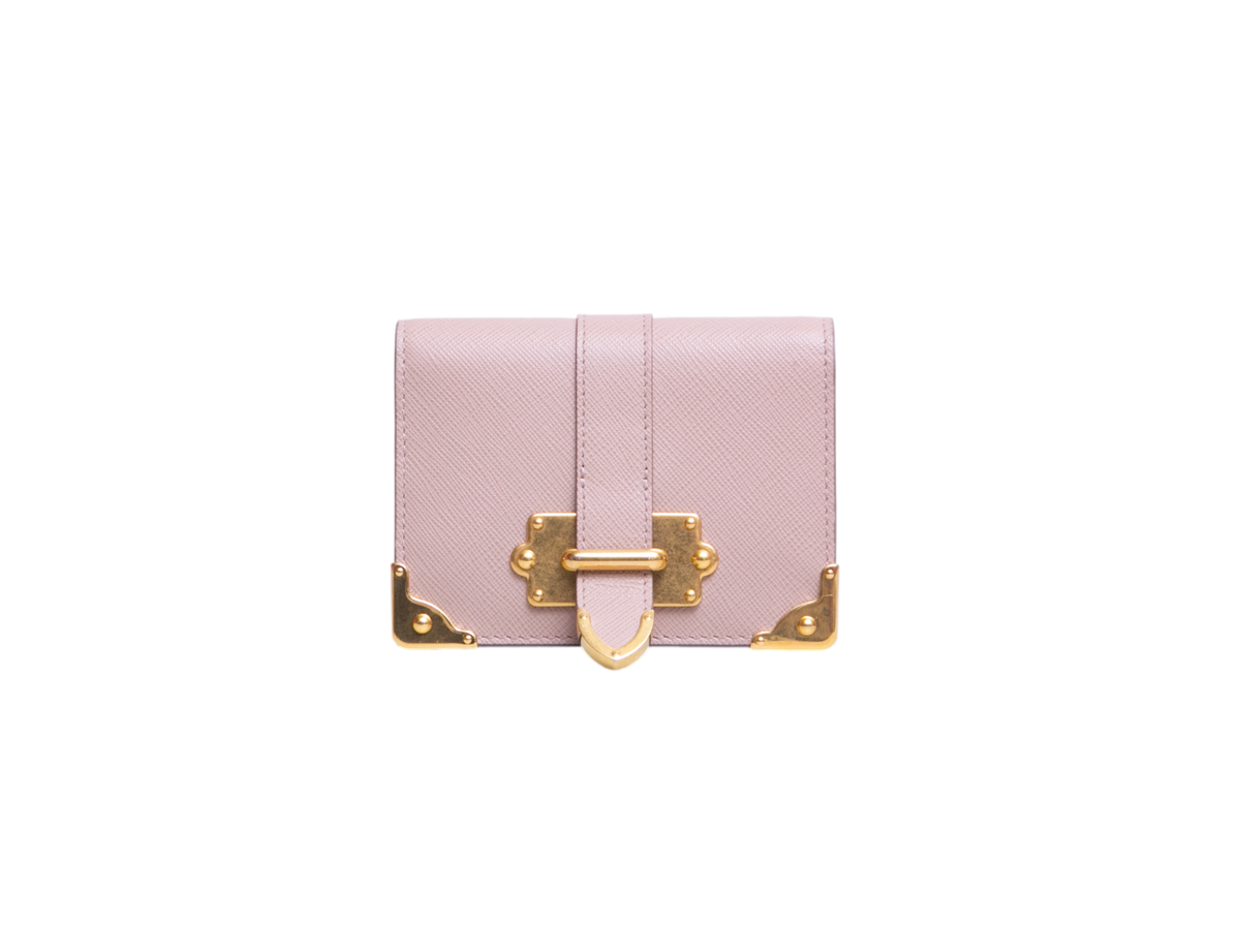 PRADA WALLET CAHIER TRIFOLD LEATHER CIPRIA