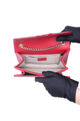 GUCCI INTERLOCKING G DOLLAR SMALL RED