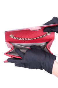 GUCCI INTERLOCKING G DOLLAR SMALL RED