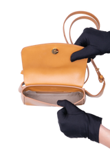 CHLOÉ C BELT BAG CALFSKIN SUEDE TAN