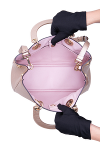 DIOR DIORISSIMO TOTE MEDIUM METALLIC ROSE