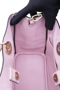 DIOR DIORISSIMO TOTE MEDIUM METALLIC ROSE
