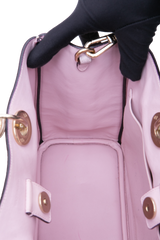 DIOR DIORISSIMO TOTE MEDIUM METALLIC ROSE