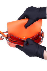 CHLOÉ DARRYL SMALL GRAINED LEATHER ORANGE