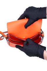 CHLOÉ DARRYL SMALL GRAINED LEATHER ORANGE