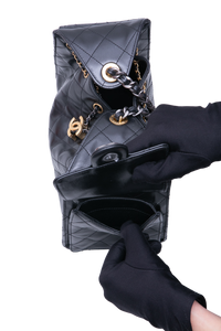 CHANEL 25 SMALL VEAU BRILLANT NOIR
