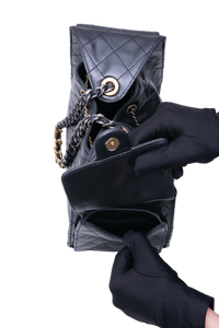 CHANEL 25 SMALL VEAU BRILLANT NOIR