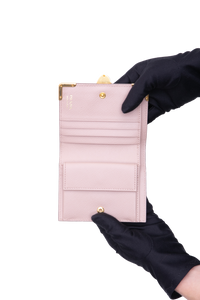 PRADA WALLET CAHIER TRIFOLD LEATHER CIPRIA