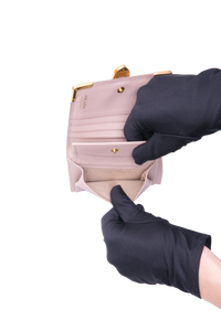PRADA WALLET CAHIER TRIFOLD LEATHER CIPRIA