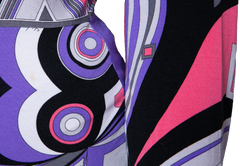 EMILIO PUCCI BLOUSE LONG SLEEVE GRAY PRINTED