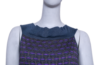 MISSONI DRESS LUREX KNIT OFF-THE-SHOULDER MULTICOLOR