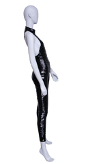 DESAPEGO JULIA FARIA YSL JUMPSUIT SEQUIN BLACK