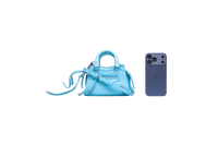 BALENCIAGA NEO CLASSIC NANO CROCO EMBOSS