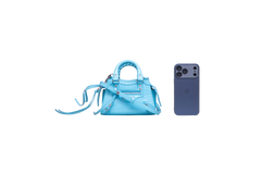 BALENCIAGA NEO CLASSIC NANO CROCO EMBOSS