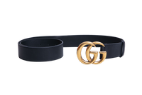 GUCCI BELT GG MARMONT LEATHER BLACK