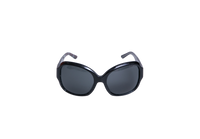 BURBERRY OVAL ACETATE BLACK