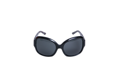 BURBERRY OVAL ACETATE BLACK