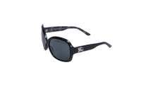 BURBERRY OVAL ACETATE BLACK