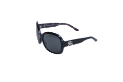 BURBERRY OVAL ACETATE BLACK