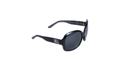 BURBERRY OVAL ACETATE BLACK