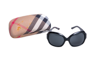 BURBERRY OVAL ACETATE BLACK