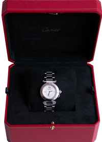 CARTIER PASHA DE CARTIER 30 MM SMALL QUARTZ AÇO